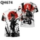 thumbnail image 4 of Camiseta Japonesa De Tatuaje Medio Armadura prajna Impresión Hombres Verano Harajuku Casual De Manga Corta, 4 of 4