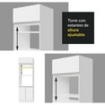 thumbnail image 2 of Mueble para Horno Madesa Glamy 70 cm 3 Puertas Blanco, 2 of 8