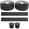 thumbnail image 1 of 1 par de cintas para manillar de bicicleta de carretera con textura antideslizante, accesorio para ciclismo (negro y blanco), 1 of 14