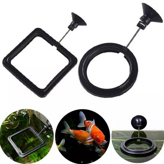 FurNest Fish Tank Feeding Circle Station Floating Food Feeder Prevent Scatteri