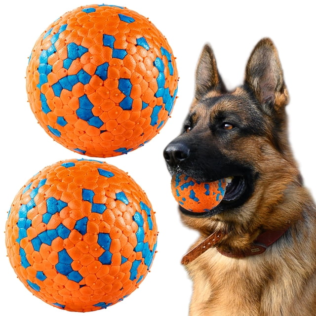 Pelotas de tenis indestructibles para perros FUSOTO para masticadores agresivos