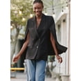 thumbnail image 2 of Scoop Women’s Cape Blazer, Sizes XS-XXL, 2 of 6