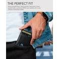 thumbnail image 4 of Serman Brands Front Pocket Wallet | Money Clip Magnetic | Bifold Minimalist RFID | Leather Wallets for Men | Slim Credit Card Wallet Modern | Shadow Black, 4 of 6