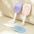 thumbnail image 2 of BESTSKY Cat Brush, Ergonomic Silicone Dog Brush, Massage Soft Bristles Cat Stuff,Purple, 2 of 5