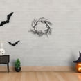 thumbnail image 2 of GAXIRE Corona de Halloween con ramitas falsas, guirnalda de fiesta con ramitas falsas, corona de ramitas falsas, 2 of 4