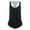 Black/ Heather Grey, variant on Next Level Women's Ideal Colorblocked Racerback Tank