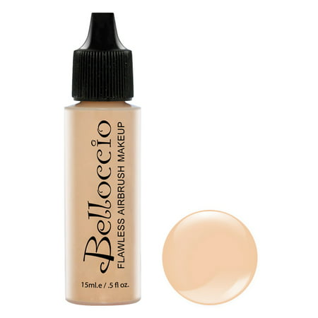 New Belloccio Pro Airbrush Makeup IVORY SHADE FOUNDATION Flawless Face (Best At Home Airbrush Makeup)
