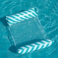 thumbnail image 3 of Summer Foldable Water Hammock Swimming Pool Inflatable Air Mattress for Swimming Beach Lounger Floating Sleeping Bed Chair Hand pump, 3 of 6