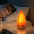 thumbnail image 2 of Rechargeable LED Flame Light, Flickering Fire Lantern with 1200mAh Battery, Stepless Dimming, 15-Min Timer, USB Camping Night Light for Kids Bedroom Outdoor, 2 of 10