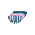 thumbnail image 2 of SKINY Girls Briefs 3-Pack - Rio briefs, Basic Petróleo Rayado/Rosa/Petróleo 140, 2 of 5