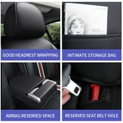 AOMSAZTO Seat Covers for Mazda CX-5/CX5 2013-2025 Ice Silk Leather Car seat Covers Full Set Summer Breathable