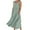 Green, variant on FAVIPT Women 2023 Summer Casual Solid Color Long Dress Sleeveless Crewneck Maxi Dresses Loose Pockets Cotton Linen Dress
