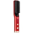 thumbnail image 1 of Plancha alisadora de cabello recargable, color rojo, 1 of 3