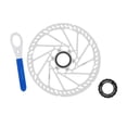 thumbnail image 3 of S SERENABLE Bike Center Lock Brake Disc Rotor Accessories Stainless Steel Aluminum Alloy Diameter 203mm, 3 of 9