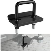 Nilight Trailer Hitch Tightener for 2 1/2 inch Trailer Hitches 2.5 inch Hitch Mount Anti Rattle Heavy Duty Steel with Rubber Anti-Rust Triple Protective Matte Black