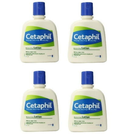 Cetaphil Fragrance Free Moisturizing Lotion, 4 Oz (Pack of 4)