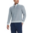 thumbnail image 1 of Tommy Hilfiger Mens Bridge Mock-Collar Knit Sweater, Grey, Medium, 1 of 1