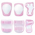 thumbnail image 2 of Kids Knee Pads and Elbow Pads with Wrist Guards Protective Gear Set for Skating Rollerblading Skateboard BMX Scooter Cycling Pink, 2 of 8
