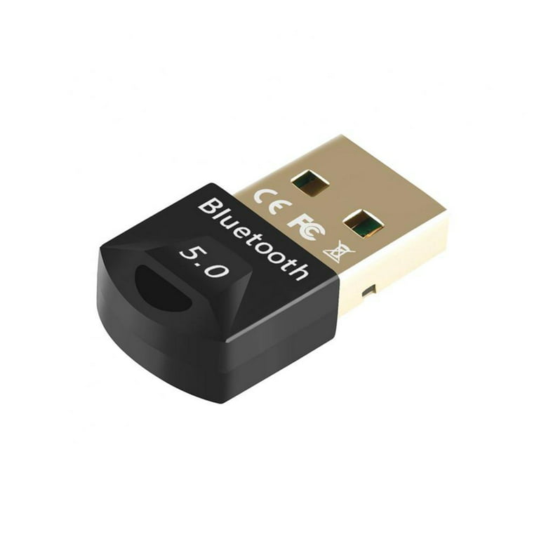 USB Bluetooth Adapter, USB Bluetooth 5.0 Dongle for PC Laptop Desktop  Computer, Compatible with Windows 10/8.1/8/7 to Connect Bluetooth