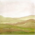 thumbnail image 2 of Chapman, Marcy 12x12 Gold Ornate Wood Framed with Double Matting Museum Art Print Titled - Distant Hills II, 2 of 4