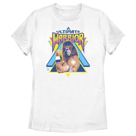 Women's WWE Ultimate Warrior Photo  Graphic Tee White X Large
