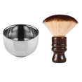 thumbnail image 1 of Brocha Para Afeitar Barber Madera color cafe, 1 of 4