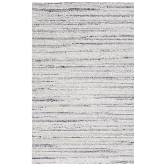 SAFAVIEH Casablanca Katharine Distressed Area Rug, Grey/Ivory, 5' x 8'