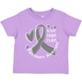 thumbnail image 3 of Inktastic Love, Care, Cure Parkinson's Awareness with Gray Ribbon Boys or Girls Toddler T-Shirt, 3 of 5