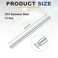 thumbnail image 2 of Uxcell 12 Pcs Varilla Redonda de Acero Inoxidable 304, 3/16"(5mm) de Diámetro, 3"(75mm) de Longitud, 2 of 7