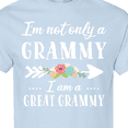 thumbnail image 4 of Inktastic I'm Not Only a Grammy I'm a Great Grammy with Flowers T-Shirt, 4 of 5