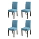 thumbnail image 5 of Injueey Funda para silla de 4 piezas para comedor - Sillas duraderas y transpirables con estilo Amplia aplicación Felpa West Lake blue lago azul del oeste 2Conjunto, 5 of 6