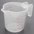 thumbnail image 4 of 6Pc Plastic Measuring Jug Set Large 4 Cup, 2 Cup and 1 Cup Capacity Free Measuring Beakers with Angled Grip, 4 of 8