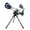 Silver, variant on MIXFEER Outdoor Telescope High Clear Astronomical Refracting Telescope Science Teaching with 20X 30X 40X Magnification Eyepieces Tripod for Beginners