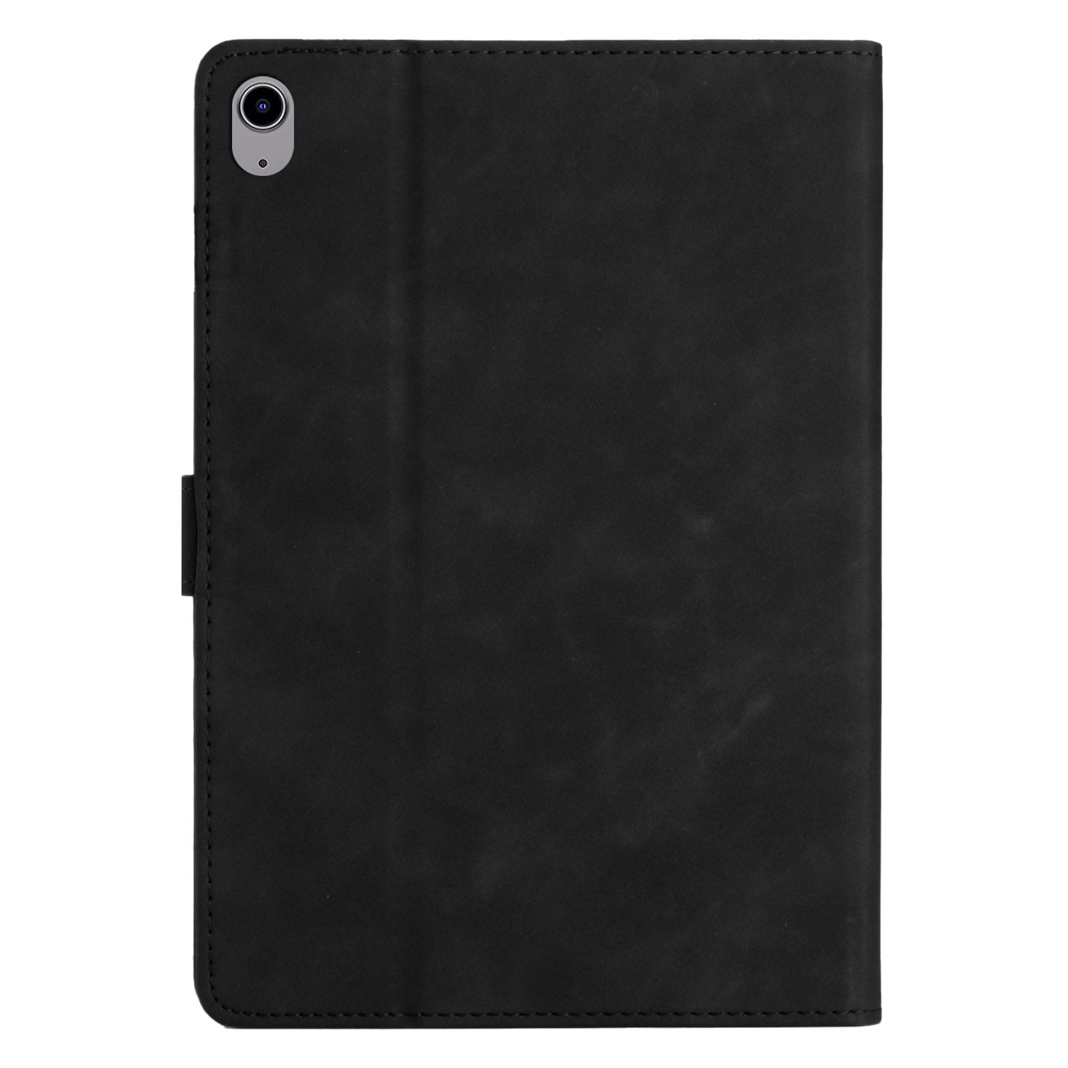 Allytechgroup for iPad (A16) 11th Generation 11 inch Case 2025 with Stand/Pencil Holder/Card Pockets/Magnetic Closure Smart Embossed Palm Tree PU Leather Folio Wallet Cover, [Auto Wake/Sleep], Black
