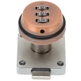 thumbnail image 3 of Combination Cam Lock Zinc Alloy Keyless Password Drawer Lock for Home Office Wardrobe Locker Bronze, 3 of 14