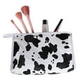 thumbnail image 3 of Makeup Bag - Waterproof Portable Cosmetic Pouch - Cute Toiletry Travel Bag with Zipper - Reusable Cow Pattern Make up Case Organizer for Purse, 3 of 6