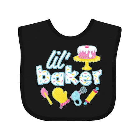 

Inktastic Lil Baker Icing and Cake Gift Baby Boy or Baby Girl Bib