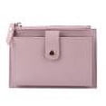 thumbnail image 1 of Women Fashion ID Card Multi-slot Wallet Leather Mini Purse Zipper Card Holders, 1 of 6