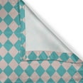 thumbnail image 6 of Ambesonne Geometric Grommet Curtain, Retro Classical Tile, 50" x 63", Turquoise and Lilac, 6 of 6