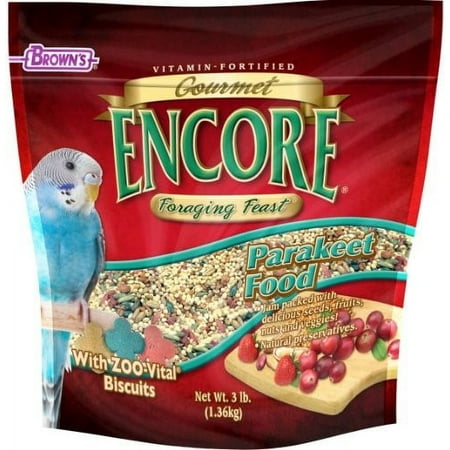 F.M.Brown'S Encore Gourmet Parakeet Food, 3Lb