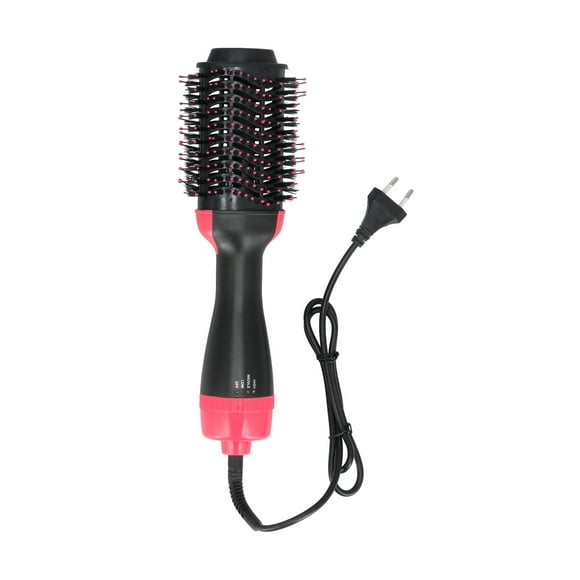 Negative Ion Blow Dryer Brush 3 in 1 One Step Hair Dryer Brush with 3 Gears for Straightening Curling EU Plug 220V