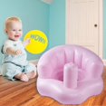 thumbnail image 4 of Canapé gonflable en PVC pour bébé, tabouret d'apprentissage, siège d'entraînement, chaise de salle à manger portable pour enfants, 4 of 4