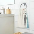 thumbnail image 3 of Yayeee 100% Cotton Hand Towels for Bathroom 16" x 28" Soft Absorbent Kitchen Towel, Black Astronaut, 3 of 7