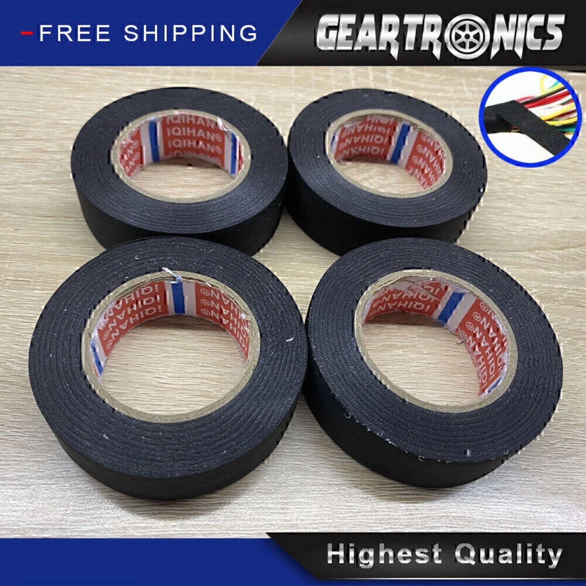 CRESTIN- 4* Rolls Cloth Tape Wire Electrical Wiring Harness Car Auto Suv Truck 19Mm*15M