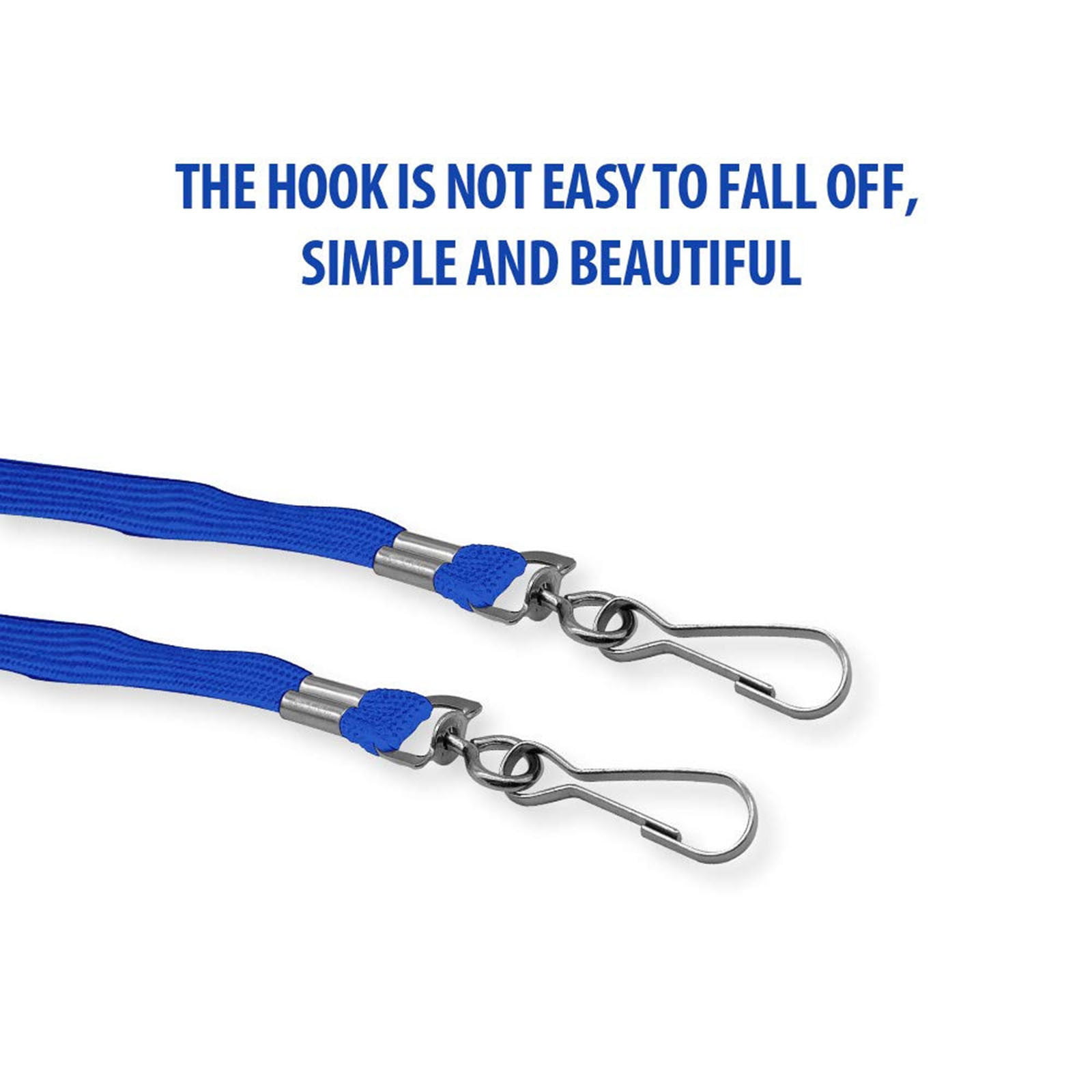 NHS Blue Neck Lanyard & Double Sided Blue Holder for Health Care Workers 