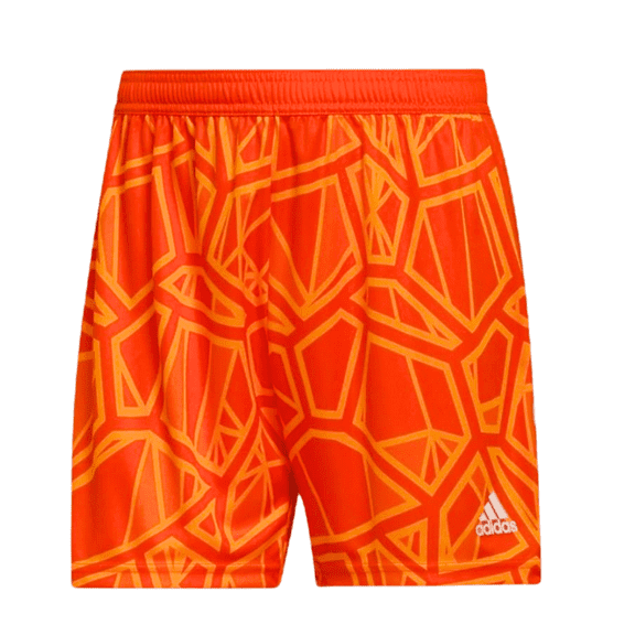 adidas Women's Soccer Condivo 22 Goalkeeper Shorts Orange Small
