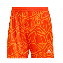adidas Women's Soccer Condivo 22 Goalkeeper Shorts Orange Small