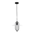 thumbnail image 4 of Lalia Home Iron 1 Light Elongated Pendant in Black, 4 of 8