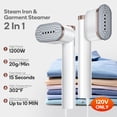 thumbnail image 3 of Vaporizador portátil de ropa Newbealer NB316C-Plus 1200 W 120 V, 3 of 9