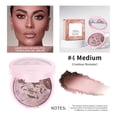 thumbnail image 3 of WIFKLSIIPG Baked Powder Powder Foundation Skin Contouring Oil Control Even Skin Tone Natural Appearance Pearlescent Bronze Compact Powder, 3 of 5